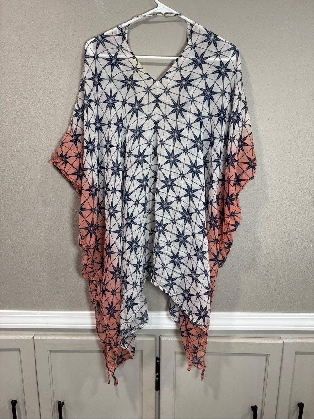 Roberta Roller Rabbit Slate Beach Shrug - Picture 6 of 7